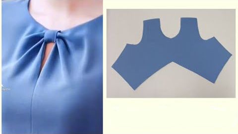 Красивый, элегантный и очаровательный дизайн воротника. Руководство по шитью воротника смотреть онлайн