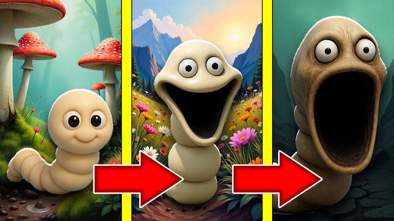 КАК МЕНЯЛСЯ ГОЛОДНЫЙ ЧЕРВЬ И ЕГО ЖИЗНЕННЫЙ ЦИКЛ В МАЙНКРАФТ ! ЭВОЛЮЦИЯ HUNGRY WORM MINECRAFT смотреть онлайн