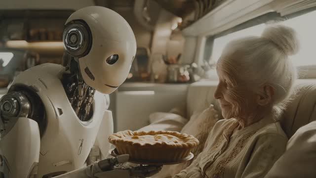 Бабушки - роботы.