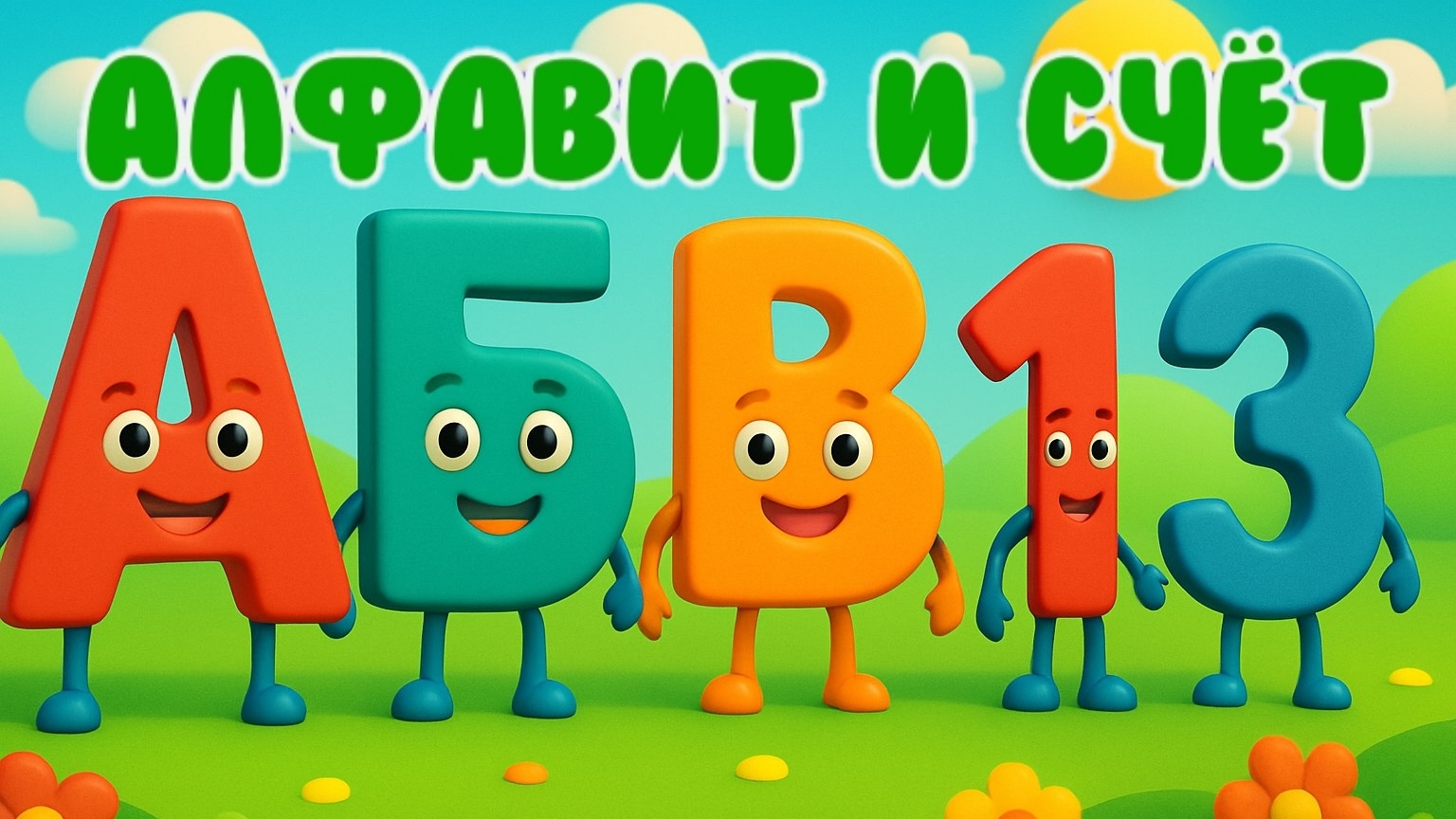 Алфавит и счёт!| СБОРНИК Мультиков для малышей смотреть онлайн