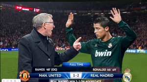 В ТОТ ДЕНЬ КРИШТИАНУ РОНАЛДУ НЕ ПРОЯВИЛ МИЛОСЕРДИЯ К СЭРУ АЛЕКСУ ФЕРГЮСОНУ