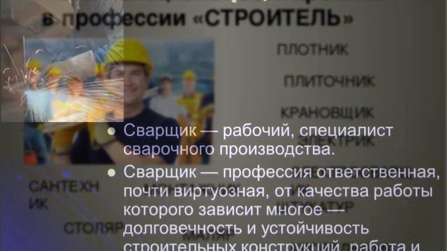 Востребованные рабочие специальности
