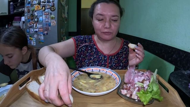 Гороховый суп #еда#мукбанг#вкусно смотреть онлайн