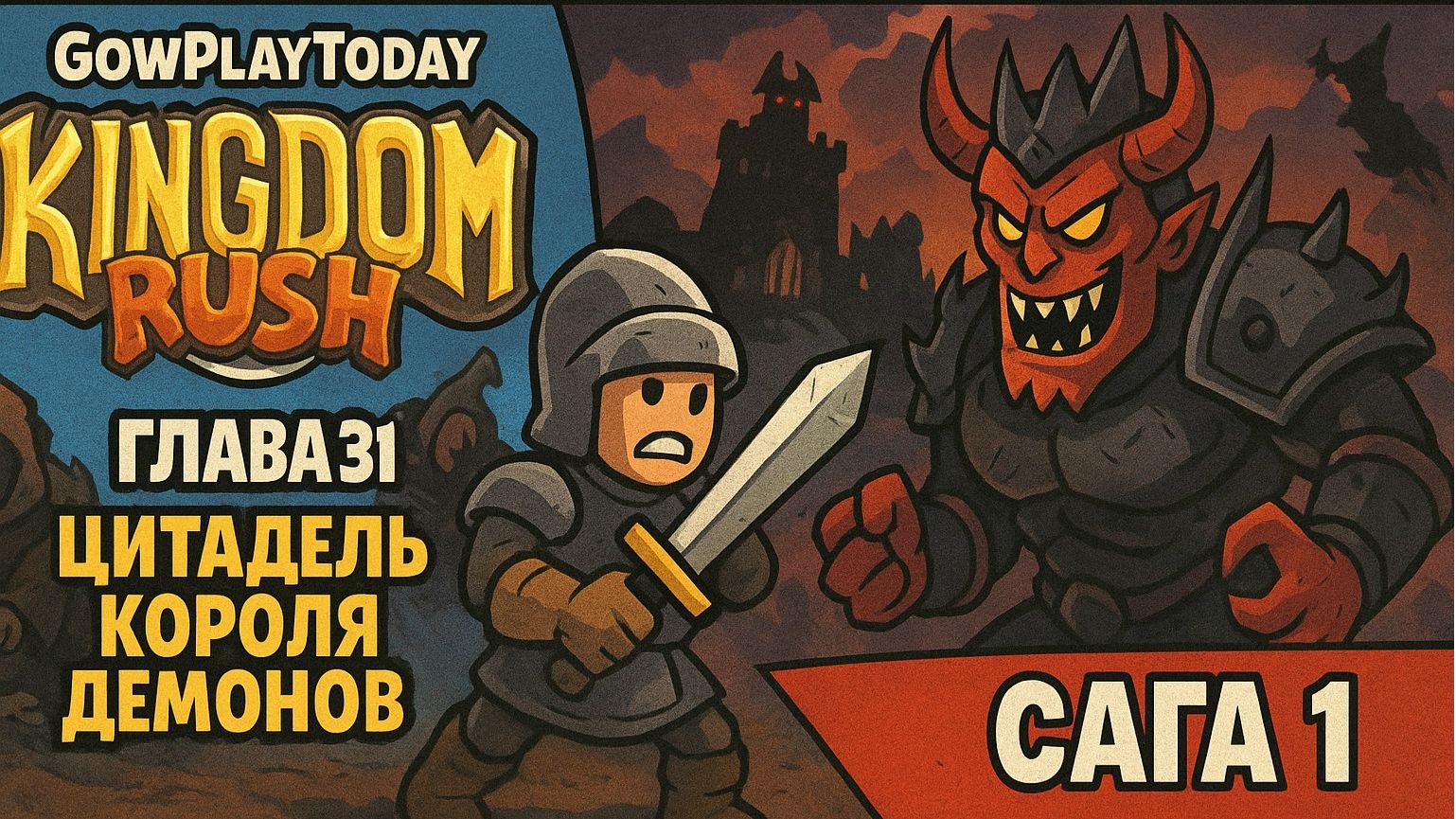 Kingdom Rush 5: Alliance TD❋ ПРОХОЖДЕНИЕ❋ГЛАВА 31 ЦИТАДЕЛЬ КОРОЛЯ ДЕМОНОВ САГА 1 смотреть онлайн