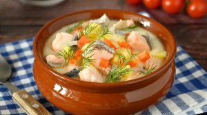 🍲 Семга + плавленый сыр = объедение. Суп, после которого «второе» не нужно!