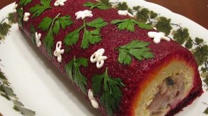 Селедка под шубой рулетом