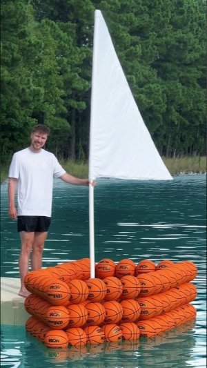 Выдержит ли Лодка из Баскетбольных Мячей Мой Вес？