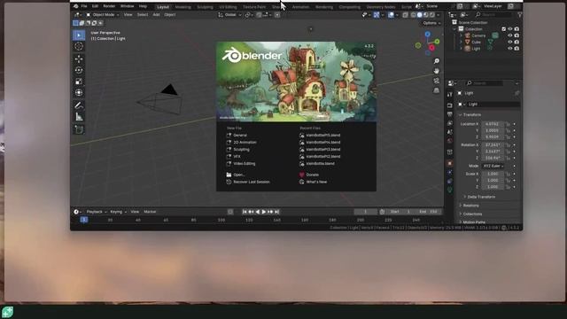 1.02_Downloading And Installing Blender 04-59 смотреть онлайн