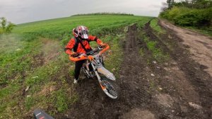 МОЯ НОВАЯ ПУШКА! ПЕРВЫЙ ВЫЕЗД И СРАЗУ ВСТРЕЧА С ДПС // ПОПАЛИ ПОД ЛИВЕНЬ И СЛОМАЛИ ПИТБАЙК!