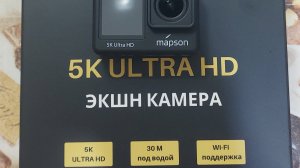 Экшн камеры и обзор  mapson 5K ULTRA HD