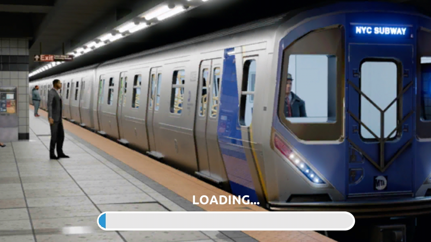 играю в симулятор метро (стал пассажиром) :)