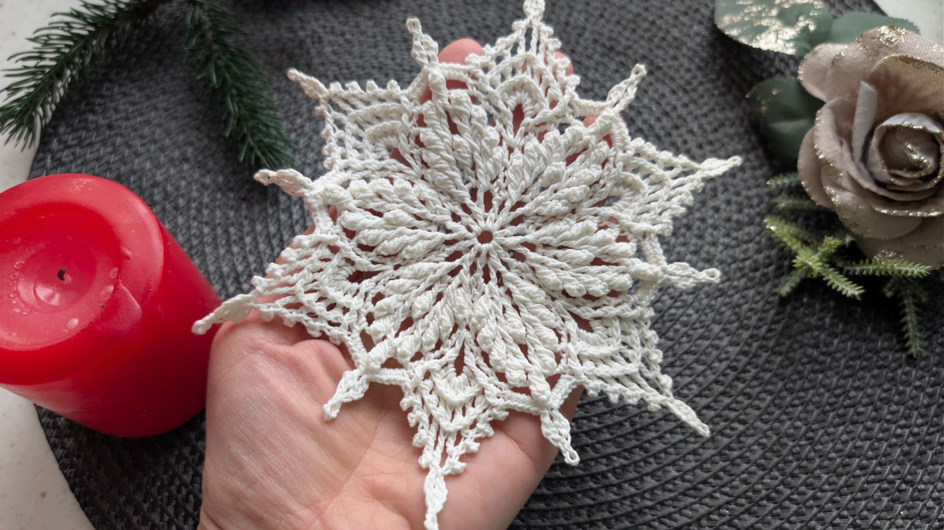 Снежинка крючком № 2/2025 смотреть онлайн