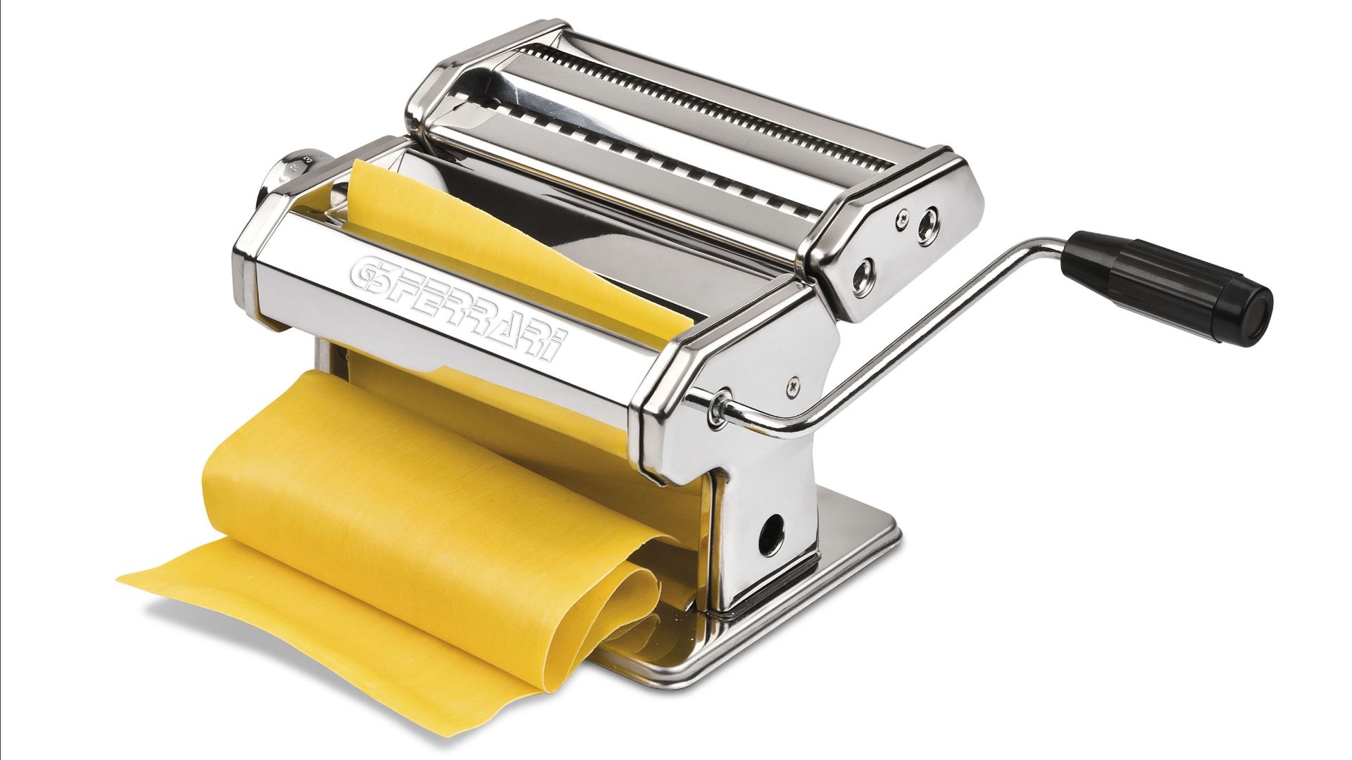 Машинка для раскатки теста G3Ferrari G20124 - Ручная лапшерезка для домашней пасты, тальятелле смотреть онлайн