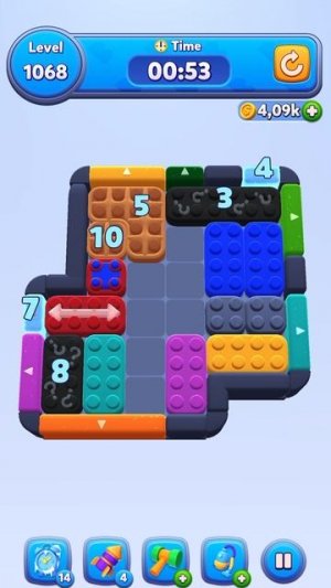 Color Block Jam 1068 Уровень