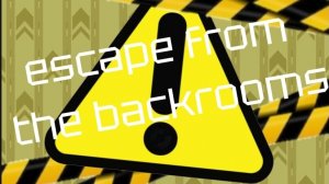 показываю игру escape from the backrooms, это игра в бета тесте(читай описание)