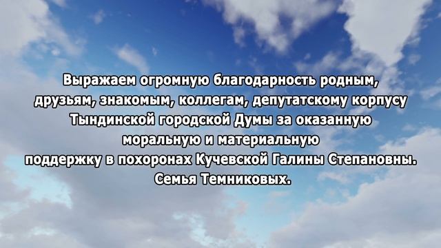 БЛАГОДАРНОСТЬ ОТ СЕМЬИ ТЕМНИКОВЫХ смотреть онлайн