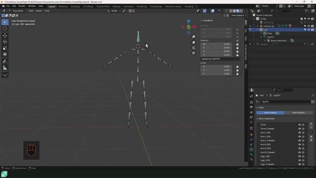 3.05_Rigging For Blender Animation 10-58 смотреть онлайн
