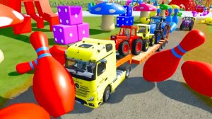 МУЛЬТИКИ ПРО МАШИНКИ ДЕТСКИЕ 🚜 ТРАКТОРА И ГРУЗОВИКИ НА ФЕРМЕ 🚜 КАТАЕМСЯ ВМЕСТЕ ПО ВЕСЁЛЫМ ТРАССАМ