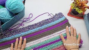 СП "Пледомания 3" неделя 4// Коврик крючком