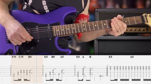 Def Leppard - Pour Some Sugar On Me Cover (Табулатура) Guitar Tutorial TABS