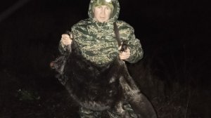 Бобёр на 27кг, трофейная охота с ружьём 12 калибра, сезон 2025-2026г.