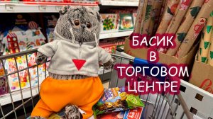😽🎄Басик в торговом центре 🛍️ Басик делает покупки и играет в игровой комнате!