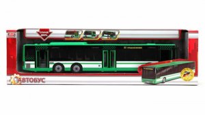 Машинка инерционная ТехноПарк "Автобус городской". 13101B