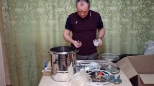 Автоклав Булат на 18 л с коптильней и дистилляцией