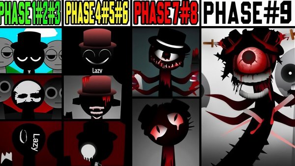 спрунки фаза 1 против фаза 2,3,4,5,6,7,8,9