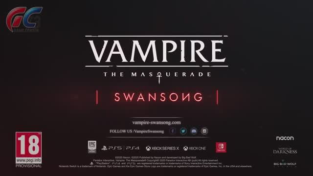 Vampire The Masquerade： Swansong - Трейлер игры смотреть онлайн