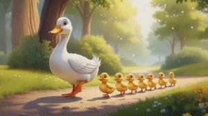 Добрая песенка про УТЯТ - Утки на прогулке 🎶 🎶Песенка для малышей 0+ 🎶 Мультик для детей