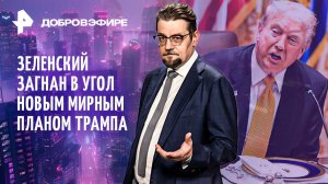 Мирный план Трампа/ Мировое турне Зеленского / Мыльный пузырь экономики США /  ДОБРОВЭФИРЕ