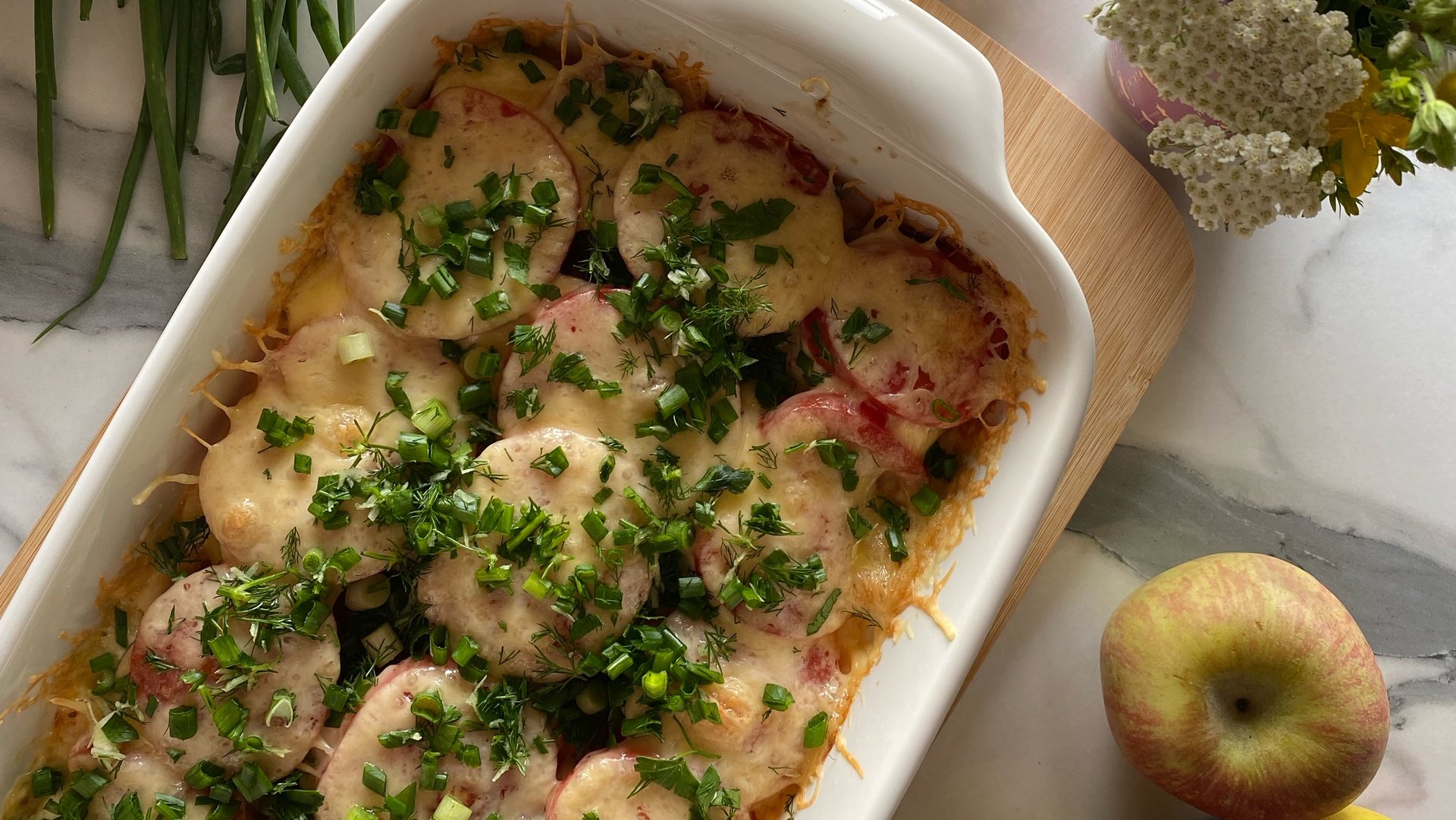 Овощная запеканка летняя. смотреть онлайн