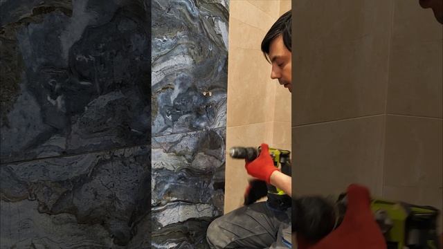 Как просверлить отверстия в керамограните алмазной коронкой