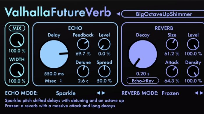 Совершенно новый плагин реверберации эха ValhallaFutureVerb Demo смотреть онлайн