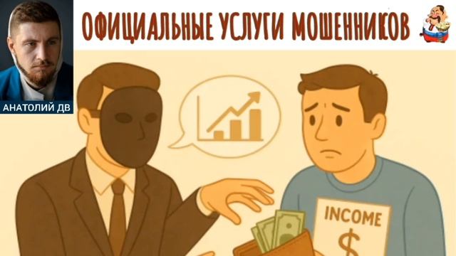 "Анатолий ДВ. ОФИЦИАЛЬНЫЕ УСЛУГИ МОШЕННИКОВ" смотреть онлайн