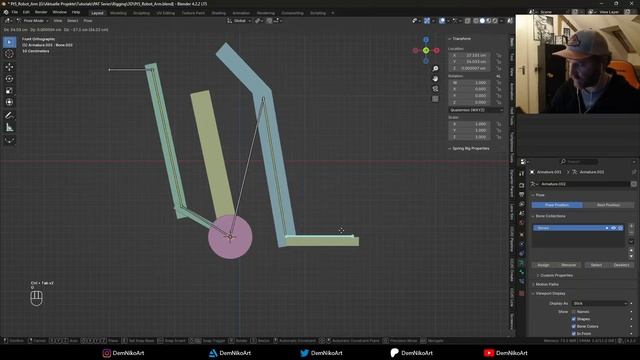 Mechanical Rigging Course Pt. 5 -- ROBOT ARM смотреть онлайн