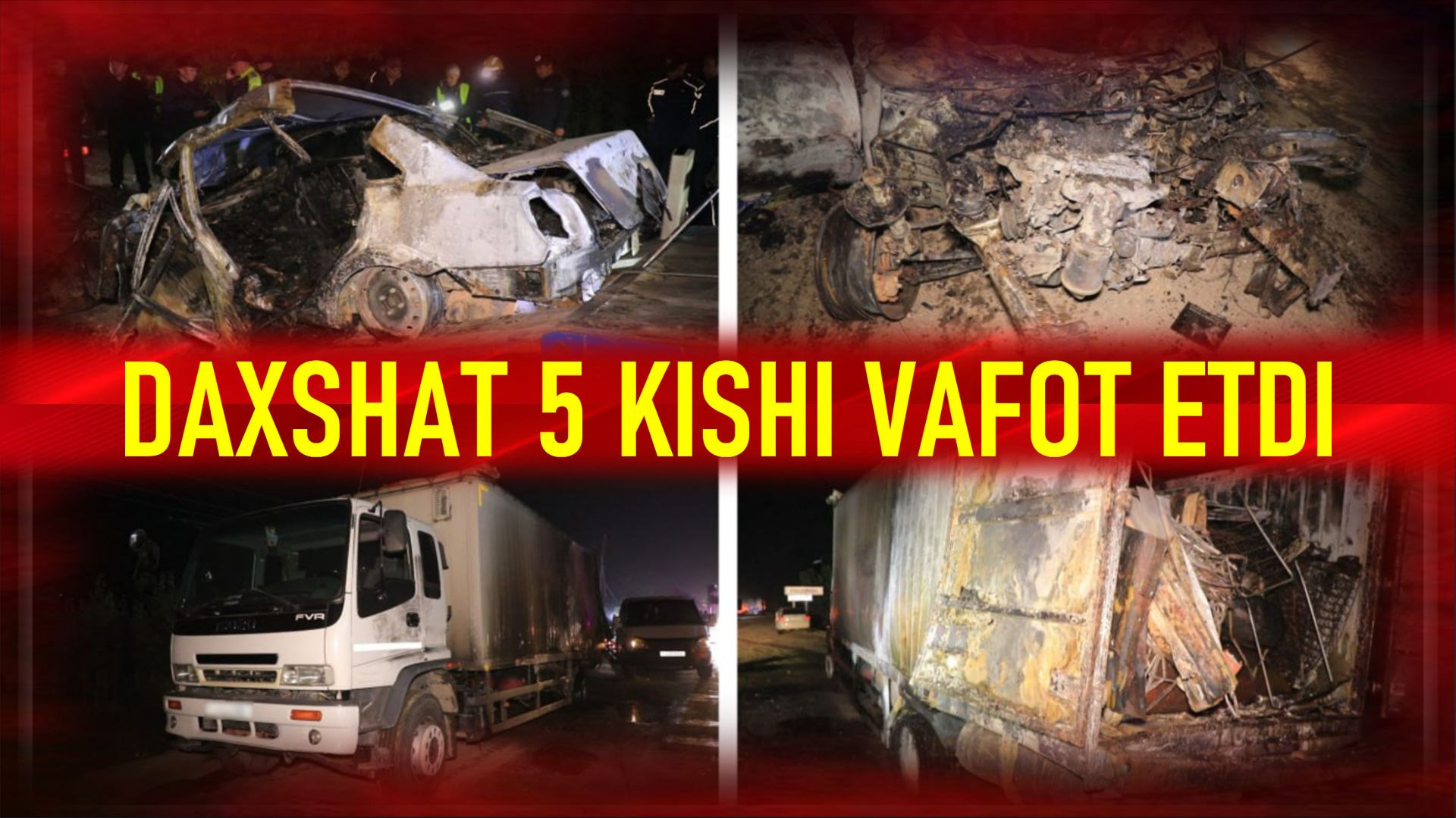 Шароф Рашидов туманида содир этилган йўл-транспорт ҳодисасида 5 киши вафот этди смотреть онлайн