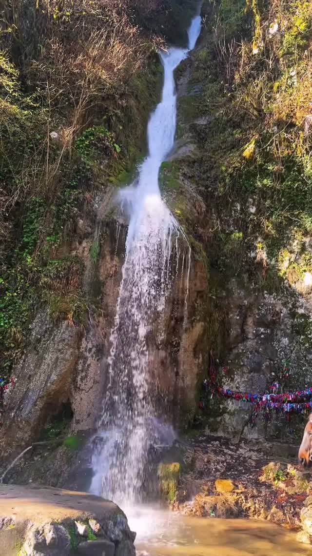 Абхазия, водопад Мужские Слёзы (22 ноября, ОСЕНЬ-2025) смотреть онлайн