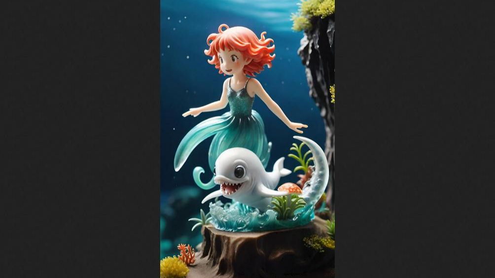 Рыбка Поньо на утёсе 6