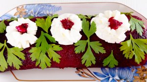 Салат "Селёдка под шубой" в виде рулета 🌯