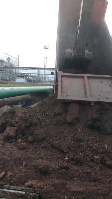 Засыпка троншеи