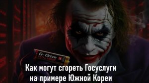 Как могут сгореть Госуслуги на примере Южной Кореи