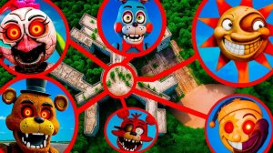 МЫ СНЯЛИ ФРЕДДИ, ФОКСИ, БОННИ, ЧИКУ, СОЛНЦЕ И ЛУНУ В РЕАЛЬНОЙ ЖИЗНИ!