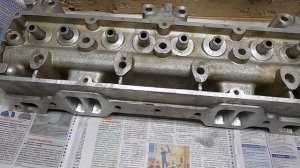 ГБЦ ЗИЛ 130 портированная для автокросса