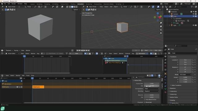 3.06_Creating Actions In Blender 14-48 смотреть онлайн