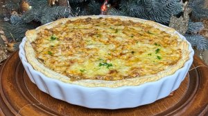 Новинка - 2026.Обалденный Закусочный Пирог - Жульен, из слоенного теста. Готовлю на все Праздники