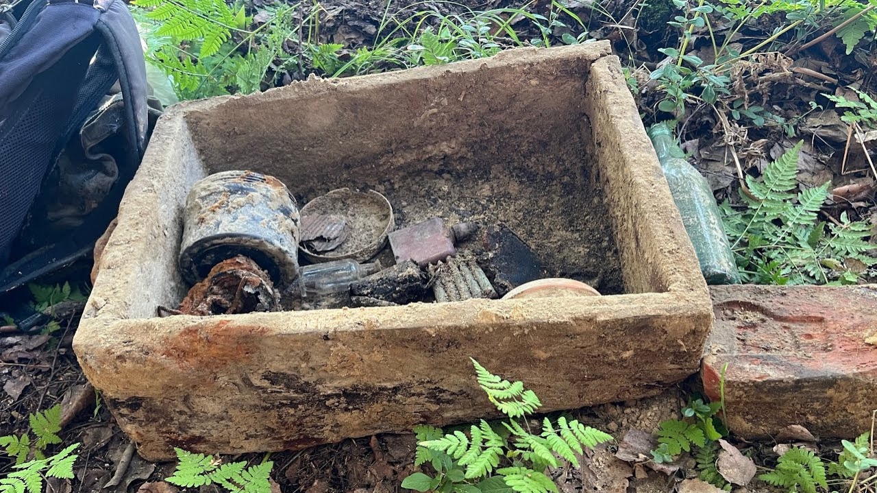Коп по войне. Ящики из немецкого блиндажа. смотреть онлайн