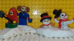 Лего Чебурашка / Неправильные снеговики / самоделка