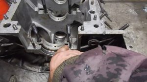 Начало сборки двигателя 513 для ГАЗ 3307